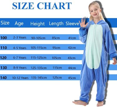 Кігурумі Стіч, фланель, костюм-комбінезон 4–5 років