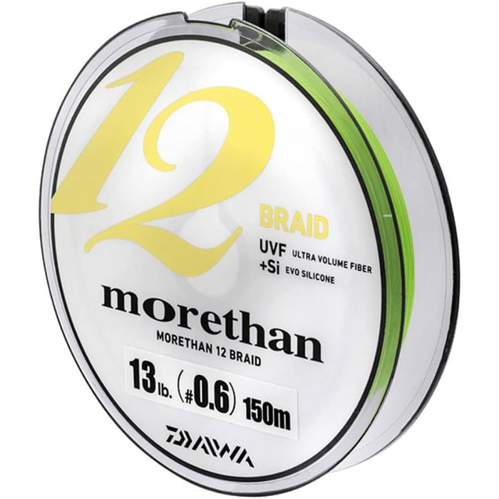 Спінінгова волосінь Daiwa для хижої риби EXSI Morethan 12 Braid las