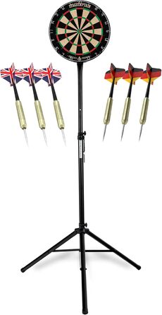 Дартс із мішенню та регульованою стійкою, чорний DBS-1715 BullsEye Pro Stagecaptain