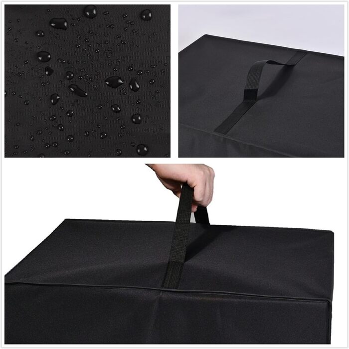 Термостійка, водонепроникна та пилонепроникна кришка для фритюрниці Cookwise AF2-40D06/Philips з подвійним кошиком серії 3000 (NA350/00), 9 л, фритюрниця (чорна)