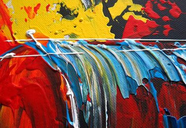 Моніка Мірафьорі I 100 РУЧНИЙ РОЗПИС I Картина Парадокс 140х70см Картина Ручний розпис Акриловий живопис Дуже великий акриловий жи