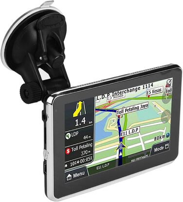 Дюймовий сенсорний екран для автомобіля, GPS-навігація з DDR256M 8G MP3 FM, карта Європи, універсальний GPS-навігатор, 5-