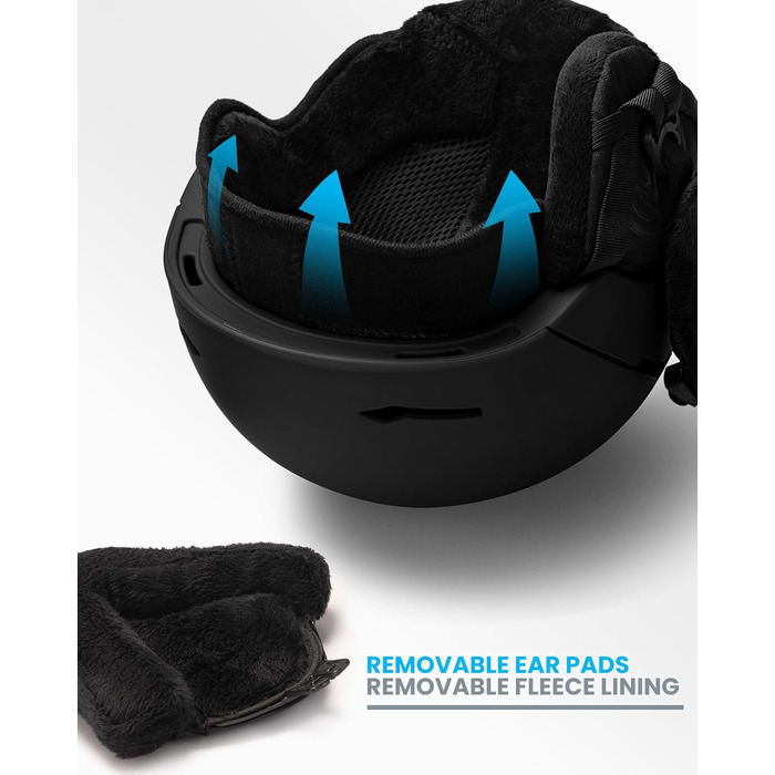 Комплект лижних шоломів OutdoorMaster, лижний шолом ELK MIPS з лижними окулярами OTG - комплект шоломів для сноуборду MIPS для чоловіків, жінок та дітей, матово-чорний, L