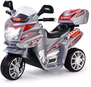 Дитячий електромотоцикл DREAMADE 6V, дитячий мотоцикл, дитячий транспортний засіб з музичним клаксоном і фарою, електромотоцикл дл