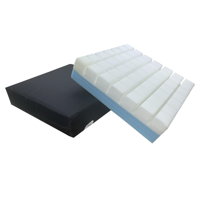 Протипролежнева подушка з розрізом, виготовлена з високоміцної піни та в&39язкоеластичного матеріалу, водонепроникна та повітропроникна - ортопедична подушка для пролежнів у поперековій та куприковій ділянках.