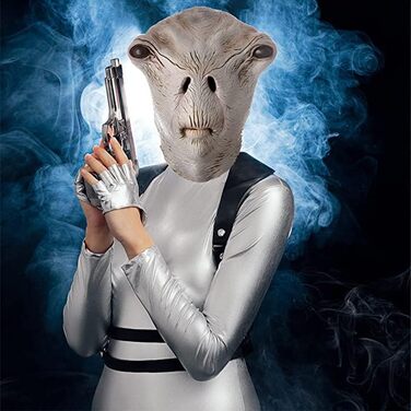 Маска прибульця PartyHop, моторошна латексна реалістична маска для голови, костюм для вечірки на Хелловін, карнавалу, параду