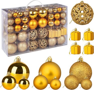 Набір ялинкових кульок зі 105 предметів Homewit