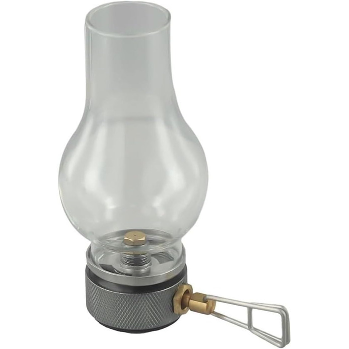 Газовий ліхтар з підсвічуванням, газова лампа, газовий ліхтар для кемпінгу, 12 см, підходить для походів та кемпінгу, 1 комплект