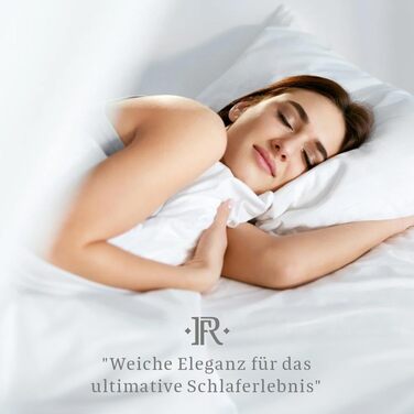 Комплект розкішної бавовняної постільної білизни ROYFORT - 3 шт. и Підковдра Prestige наволочка 100 органічна бавовна Унікально м'