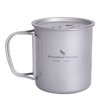 Безмежна подорож Відкритий 750 мл 800 мл 1100 мл 1300 мл Титанова пляшка з кришкою складана ручка для кемпінгу, походів, пікніка, ультралегка портативна пляшка для води, чашка, набір для спорту