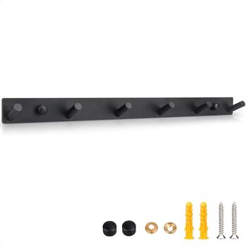 Вішалка для верхнього одягу на 6 гачків, мінімалістичні гачки для верхнього одягу настінна вішалка, гачки для верхнього одягу гачк