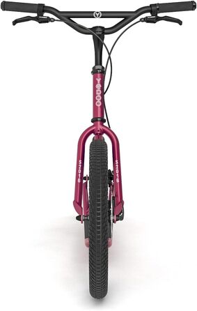 Дисковий самокат Yedoo S2016 - до 150 кг, самокат з пневматичними шинами 20/16 - для дорослих, самокат з регульованим кермом, само