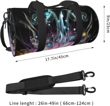 Дорожня сумка-лотус, стильна спортивна сумка для чоловіків та жінок, велика сумка для подорожей та спорту