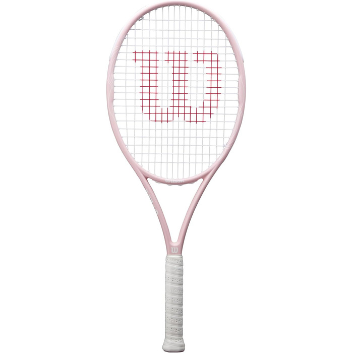 Ракетка для піклболу Wilson рожево-біла, розмір 4-1/8 (1)