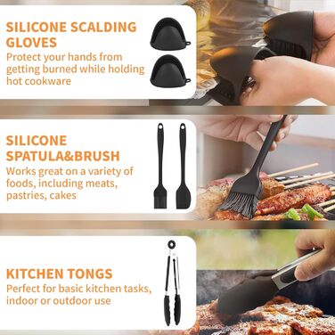 Аксесуари для фритюрниці Ninja, 10 шт. аксесуарів Ninja Af300eu Af400eu Foodi Dual Zone, 7.6L-9.5L Аксесуари для фритюрниці Ninja