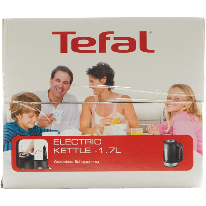 Електричний чайник Tefal 3045386354184 KO330830, нержавіюча сталь, 1,7 літра, чорний/сріблястий