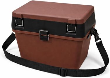 Скринька для рибальських снастей з функцією сидіння, боковим відділенням та ремінцем для перенесення, скринька для рибальських снастей з відділеннями-органайзерами, скринька для рибальських снастей, скринька з сидінням, скринька для снастей, рибальська су