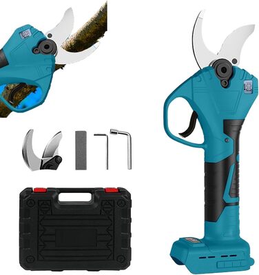 Професійні акумуляторні сучкорізи, сумісні з акумуляторами Dewalt 18V (акумулятор не входить до комплекту), з РК-дисплеєм та імпортними сталевими лезами SK5. Для гілок, кущів та стовбурів.