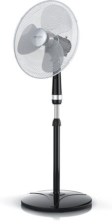 Вентилятор на п'єдесталі 40 см - лауреат премії 2024 року - регульована висота п'єдесталу вентилятора - високий потік повітря, 3 н