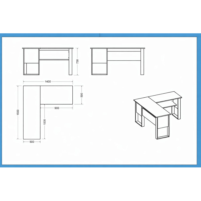 Геймерський стіл Homidea Arena L-подібної форми, кутовий стіл для геймерів та домашнього офісу, великий комп&39ютерний стіл, сучасний дизайн (чорний/зелений) чорний/зелений