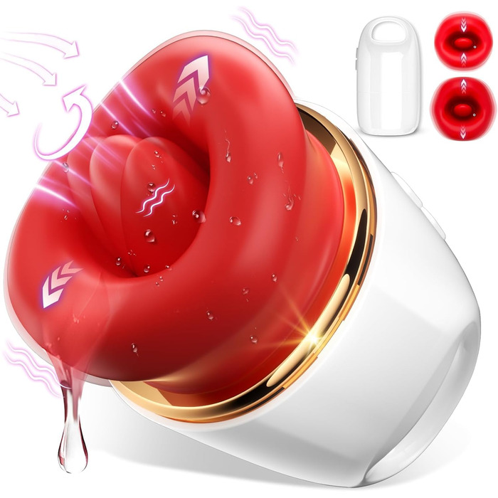 Вібратор на присосці, секс-іграшка для жінок, вібратор для клітора з 10 режимами облизування та вібрації, набір вібраторів 3-в-1 для жінок, багатофункціональний стимулятор клітора, м&39яка секс-іграшка для пар