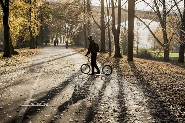 Самокат Yedoo Dragstr - до 150 кг, самокат з пневматичними шинами 20/20 - самокат для дорослих з алюмінієвого сплаву з регульовани