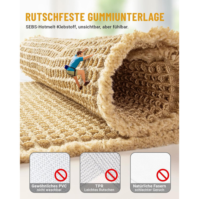 Великий комплект килимків для ванної, комплект килимків для ванної кімнати з 2 предметів, нековзний килимок для ванної, килимок для ванної кімнати в стилі бохо, килимок для душу, що миється, для вітальні, спальні, ванної кімнати, декор для ванної кімнати,