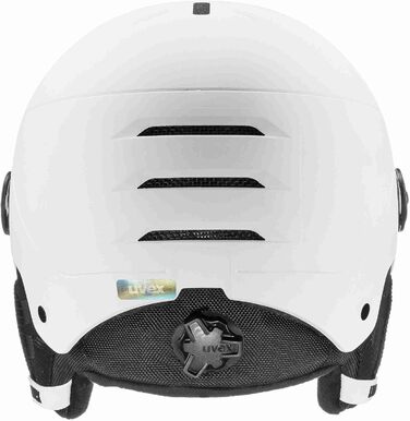 Козирок uvex Rocket jr Одинарний біло-чорний матовий 54-58 см