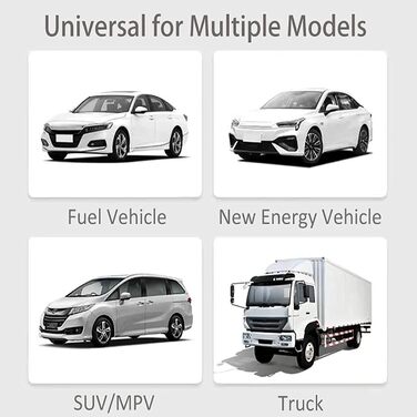 Чохли для сидінь NURII з підігрівом 12 В, інтелектуальне керування, регульована температура Підігрів сидінь Uto 12 В Універсальні комфортні чохли для сидінь Uto для вантажівки, -1Pckung 1Pckung (G, 1 упаковка)