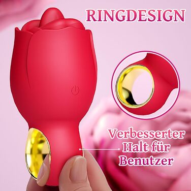 Вібратор для жінок Aomjauy, з функцією «лизання язиком», 8 режимів вібрації