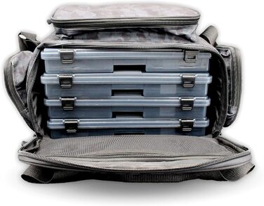 Розкішна рибальська сумка велика сумка для аксесуарів Сумка для штучної наживки з коробками