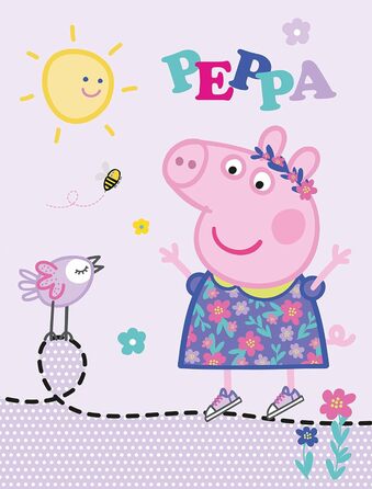 Килимок для дитячої кімнати Peppa Wutz Pig Happy Pink 100 см х 133 см нековзний шумопоглинаючий дитячий килимок ігровий килимок ігровий килимок килимок для дівчаток Джордж дідусь кролик мама тато пельмень Сьюзі цукерка