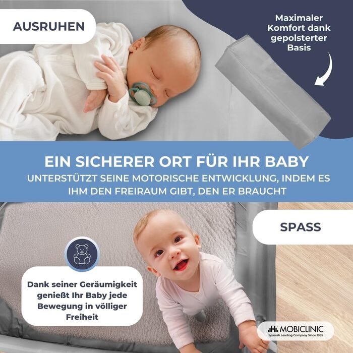 Люлька для подорожей, Автолюлька, 2 в 1, Надзвичайно компактно складається, Знімний матрацик, Mofli, до 15 кг, Дихаюча тканина, Бі