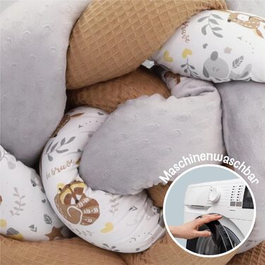 Дитяча м'яка подушка дитяча подушка прикраса 200 см - пухнаста декоративна подушка дитяча кімната дитяча подушка декоративна подуш