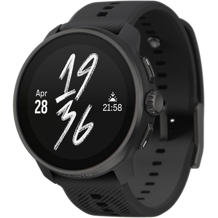 Біговий годинник SUUNTO Race S із сенсорним AMOLED-екраном, спортивним годинником з двочастотним GPS, керуванням заводною головкою та кнопками, відстеженням HRV та сну, планом тренувань на основі штучного інтелекту, безкоштовними офлайн-картами, водонепро