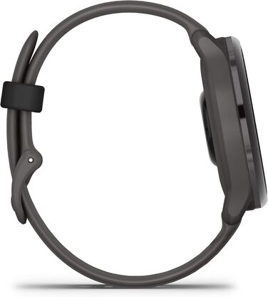 Мм (ексклюзивно на Storeo) смарт-годинник для фітнесу, сенсорний AMOLED-екран 1,2 дюйма, до 11 днів роботи від акумулятора, понад 80 спортивних програм, опції тренувань, функції для здоровя, розумні сповіщення. Vivoactive 6 Exclusive, колір Pebble Gray/Sl