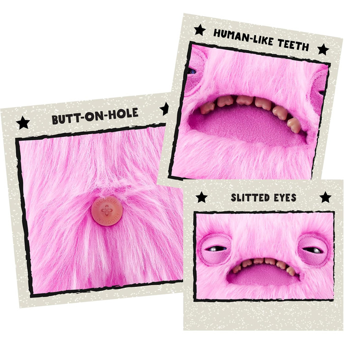 Плюшева іграшка FUGGLER Love Fugg, Широкоокий Дивак, рожевий