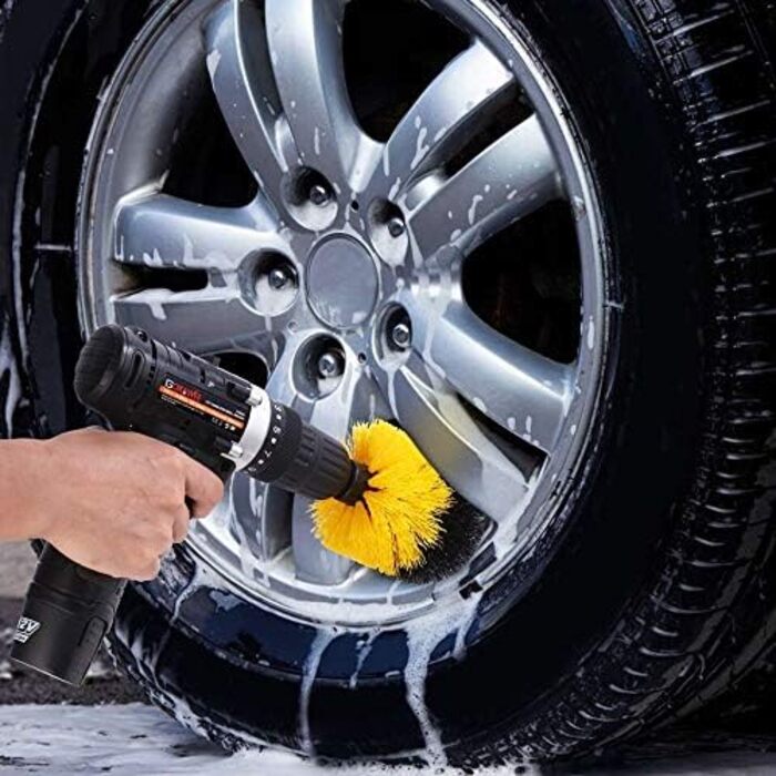 Щітка для дриля насадка для дриля - 5 шт. комплект щіток для електричної дрилі - ідеально підходить для плитки для басейну, ванної