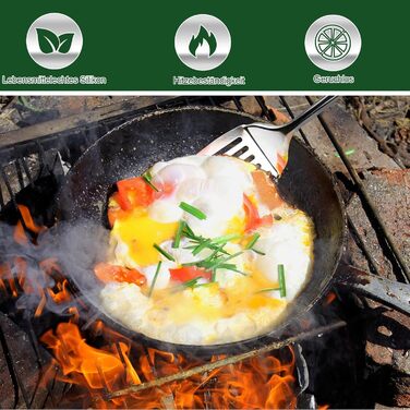 Набір похідного посуду E EASTSTORM з водонепроникною сумкою для кемпінгу, туризму та альпінізму, компактний та портативний, темно-зелений