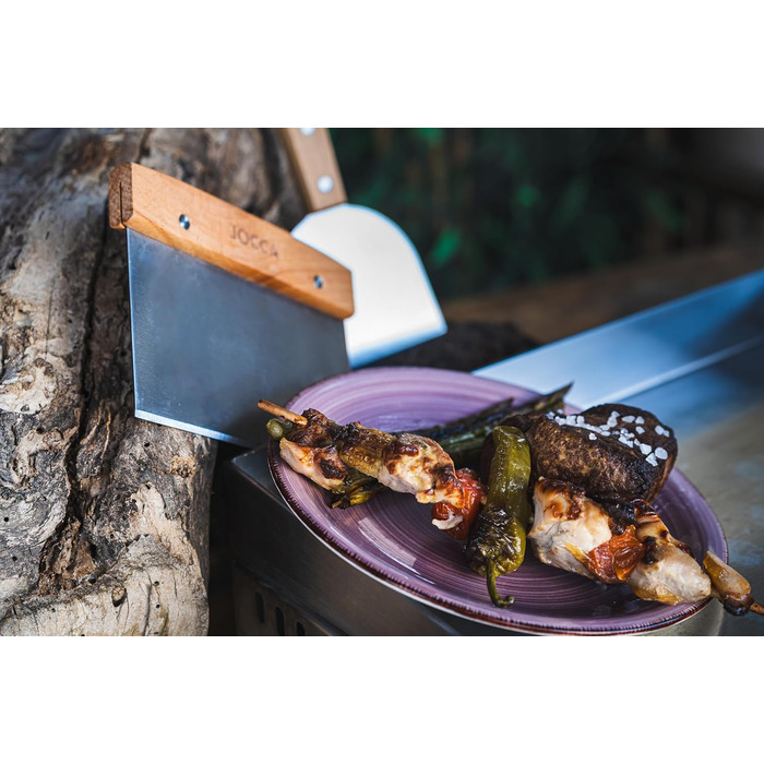 Електрична сковорода Jocca для професійної кухні Теппаньякі Настільний гриль Підходить для внутрішнього використання Нержавіюча сталь Управління термостатом 41,1 * 29,7 * 18,5 см