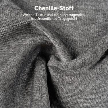 Подібний кутовий диван зі сном та місцем для зберігання речей, диван-ліжко 265 см, розкладний диван з шезлонга для вітальні, квартири, готелю, темно-сірий шеніл - темно-сірий матовий 265 см U-подібний