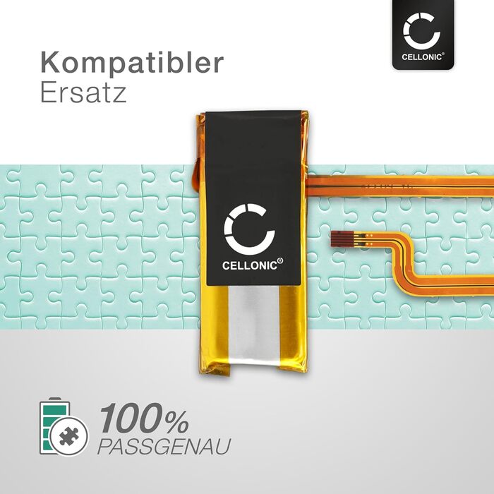 Батарейка для MP3-плеєра, сумісна з Apple iPod 7-го покоління (Classic, кінець 2009 р.) - A1238-16 (3,7 В, 450 мАг) Набір інструментів