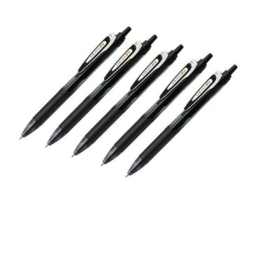 Гелева ручка Zebra Sarasa JJJ31-BK, 0,5 мм, чорна, 5 шт.