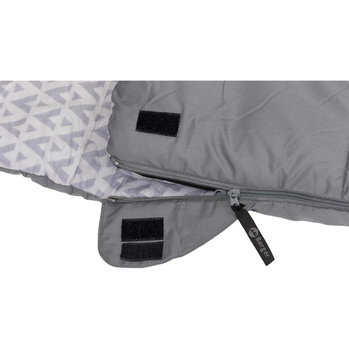 Спальний мішок BERGER Arizona Blanket Легкий спальний мішок для кемпінгу та активного відпочинку Невеликий розмір у упаковці, надлегкий та компактний Ідеально підходить для дорослих та дітей 220 x 140 см