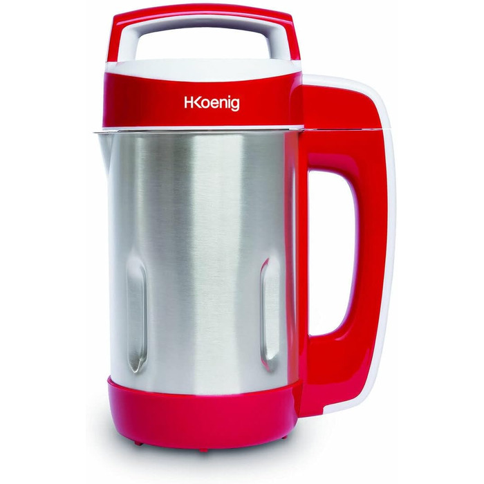 Суповар H.Koenig MXC18, 1.1 л, ізотермічна чаша, 4 програми, до 100C, 850 Вт, червоний