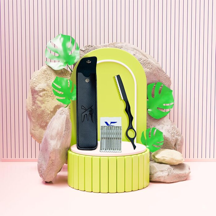 Бритва XE Hair Styling Barber Thinning Razor - гребінець із нержавіючої сталі, ідеальна бритва для укладання піря, бритва для структурування волосся та шарування для салонного та домашнього використання