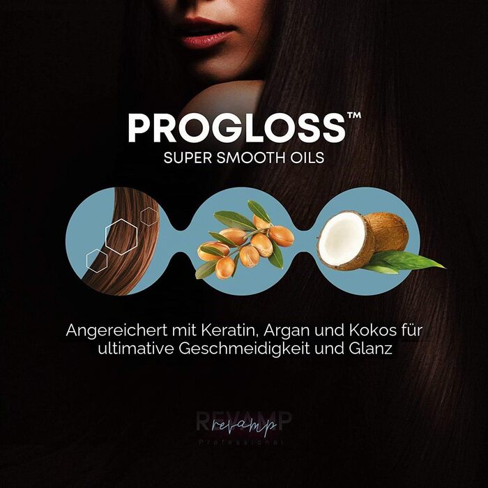 Фен REVAMP 4000 Progloss Advanced Protect & Care Потужний легкий фен 2100 Вт для швидкого сушіння, 4 температурні та 2 швидкісні режими, режим холодного повітря, з доглядовими оліями для всіх типів волосся