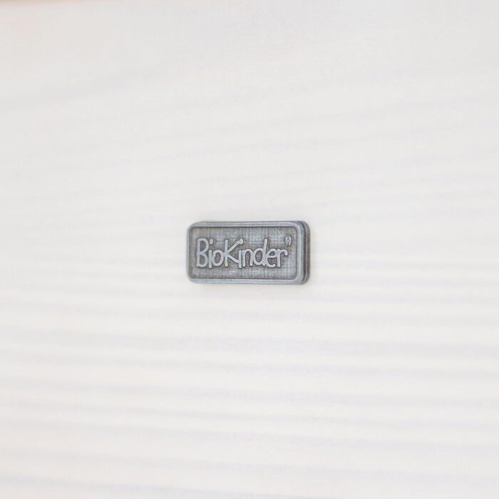 Дитяче ігрове ліжко-будиночок BioKinder дерев'яне ліжко з вежею і гіркою Ной з сертифікованого масиву сосни натурального білого ко