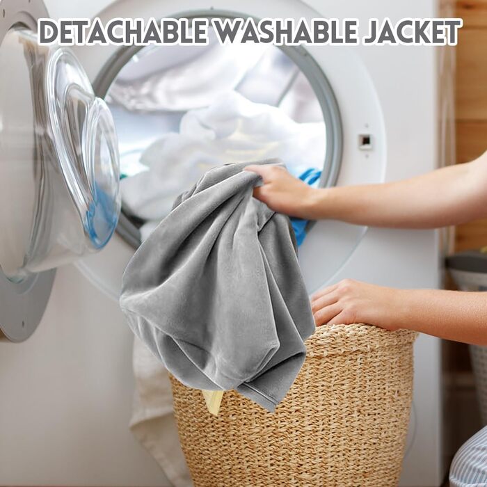 Ергономічна подушка для коліна, наколінник з піни з ефектом пам&39яті, знімний та пральний, для підтримки ніг, колін, стегон, 55 30 14,5 см