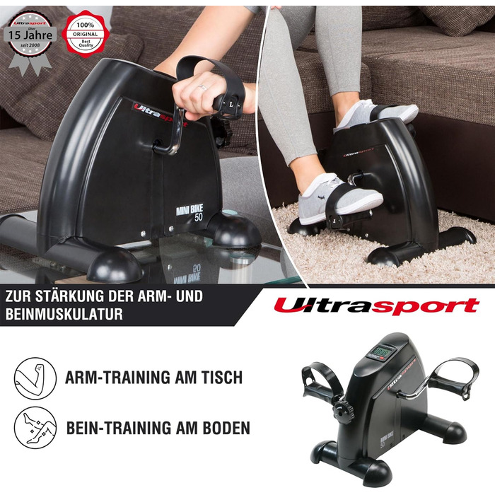 В-1/3-в-1, Міні-велотренажер, Тренажер для рук та ніг, Велотренажер, Педальний тренажер для нарощування м&39язів, Тренування на витривалість, Домашній тренажер, Ідеально підходить для людей похилого віку, Тихий та не потребує обслуговування US Mini-Bike 5